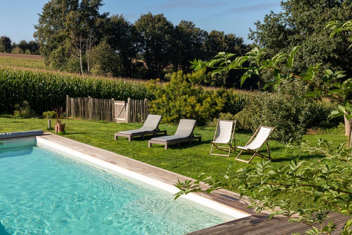 Domaine Du Kelenn, Maison D'Hotes De Charme Avec Piscine Caden Exterior foto